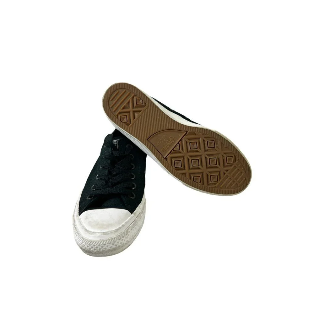 Chuck Taylors with Lunarlon Converse Black & White Low Top Sneakers